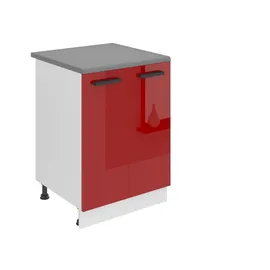 Belini Unterschrank Küche 60 x 0 x 0 cm Rot