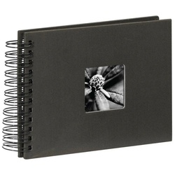 Hama Fotoalbum Fine Art, 24 x 17 cm, 50 Seiten, Photoalbum Schwarz schwarz