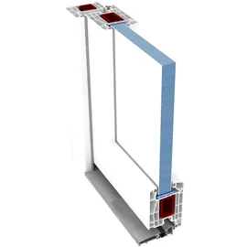 PANTO K003 links 100 x 200 cm weiß