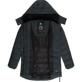 Ragwear Winterjacke "Ashanta Block", Damen, Gr. XXL (44), grau (dunkelgrau), Außenmaterial: 100% Polyester. Innenfutter: 100% Polyester. Wattierung: 100% Polyester, tailliert ca.