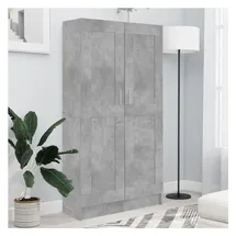 vidaXL Bücherregal 82,5 x 30,5 x 150 cm Betongrau