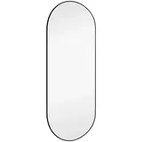 Möbel Kraft Spiegel ¦ schwarz ¦ Glas,Aluminium,Metall ¦ Maße (cm): B: 30 H: 70 T: 0.4