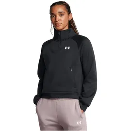 Under Armour Pro Halbreißverschluss-sweatshirt - Black / White - XL