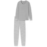 SCHIESSER Casual Essentials Pyjamaset, Silbergrau-Mel_181746, 48