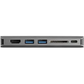 Startech 8-in-1 USB-C Reisedock, 4K HDMI oder VGA, 100W PD, SD, GbE, Audio
