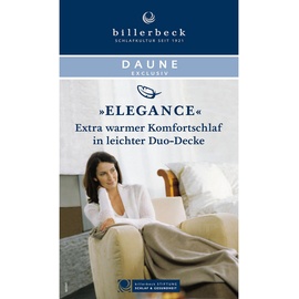 BILLERBECK Elegance Duo Daunendecke - 155x220cm