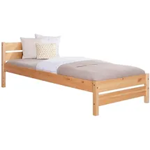 TICAA Bett Bora 90 x 200 cm Kiefer massiv natur