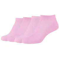 CAMANO 4er Pack camano Soft Bio-Baumwolle Ajour Sneakersocken Damen
