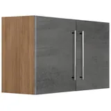 KOCHSTATION Hängeschrank »KS-Samos«, 100 cm breit, grau