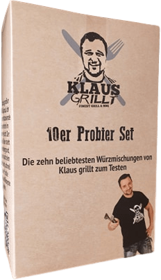 Klaus Grillt 10er Probier Set - 10 x 100g - 10 Kostbarkeiten zum Probieren