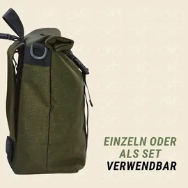 Prophete Fahrrad-Seitenpacktasche 10 l grün