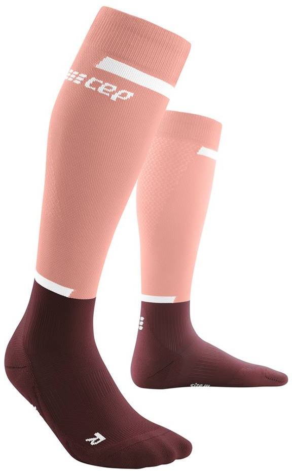 CEP the run socks Damen Laufsocken rose/dark red