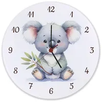 Speecheese sitzender Koala Wanduhr aus Glas Niedlich dasitzend süßer
