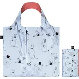 LOQI - Moomin Family Pattern Tasche, mehrfarbig, modern, Mehrfarbig, Zeitgenössisch