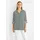 Vero Moda Hemdbluse VERO MODA "VMBUMPY L/S SHIRT NEW WVN GA NOOS", Damen, Gr. L, weiß (pine grove stripes:snow weiß), Web, Obermaterial: 100% Viskose, regular fit Po-bedeckend, V-Ausschnitt, mit Riegel Manschette, Blusen Hemdbluse
