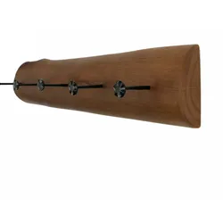 Licht-Erlebnisse Wandgarderobe DALIKA Holz 49,5cm 2-er Set Handarbeit Unikat Treibholz Garderobenhaken Flur, SU1018