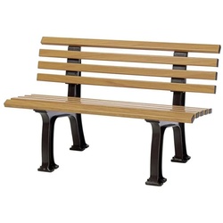 Proregal Gartenbank Gartenbank Antigua, 2-Sitzer, Weiß, HxBxT 74x120x54cm,  Kunststoff 120 cm