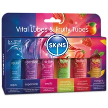 Skins Vital Lubes & Fruity Tubes 6 x 12 ml