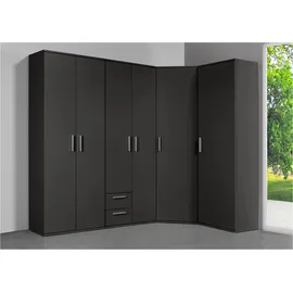 Procontour Mehrzweckschrank Eckschrank Clara 64 x 167 x 64 cm Grau