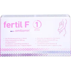 Active Bio Life Science Gmbh Amitamin fertil F phase 1 Kapseln 30 St.