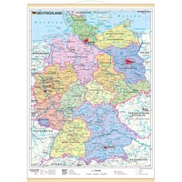 Stiefel Eurocart Deutschland, politisch 1 : 1 700 000.