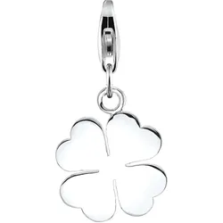 Nenalina Anhänger Kleeblatt Clover Kombinierbar 925 Silber silberfarben Damen 