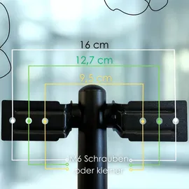 Echos Universalständer für Heizstrahler | Ständer für Heizstrahler | Mobiler Ständer | Dreibeinständer | Tripod Ständer | Teleskop Dreibein ...