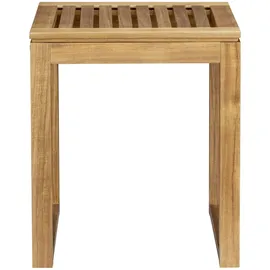 Wenko Badhocker Mod. Fondi aus massivem Akazienholz 60 x 39 x 30 cm braun