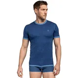 Schöffel Herren Merino Sport T-Shirt (Größe L, blau)