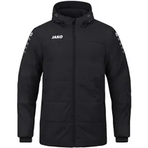 Jako Team Coachjacke mit Kapuze Kinder schwarz 152