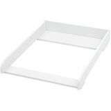 Woltu - Wickelbrett für Kommode 46,5-50 cm, Wickelauflage aus MDF, Wickeltischaufsatz 60x10x80 cm