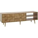 Wohnling WL6.578 TV-Kommode 160 cm x 40 cm x 51 cm Braun Holz