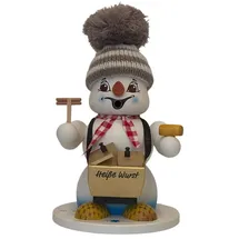 Schweda Räuchermännchen Schneemann Weiß Mittel - Wurstverkäufer