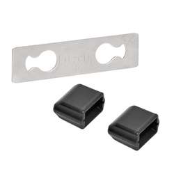 5x Seilverbinder Litzclip® für Weidezaunseil bis 6 mm (Edelstahl)