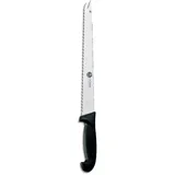 AUSONIA - 67479 SÄGEMESSER MIT ZWEI SPITZEN FÜR GEFRORENES MIT GEZAHNTER KLINGE AUS ROSTFREIEM 440ER EDELSTAHL UND GRIFF AUS UNGIFTIGEM POLYPROPYLEN 27 CM