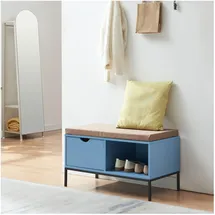 [en.casa] Colwyn 80 x 40 x 45 cm Schublade Blau