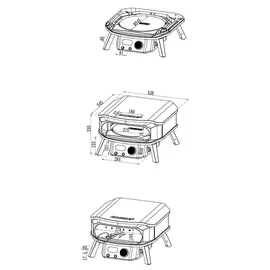 cozze Premium Rotate Pizzaofen Gas 13"