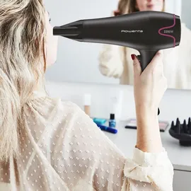 Rowenta Motion Dry schwarz/pink