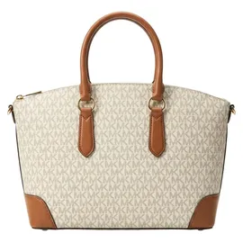 Michael Kors Murphy Large Umhängetasche Kunstleder Beige/Weiß