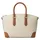 Michael Kors Murphy Large Umhängetasche Kunstleder Beige/Weiß