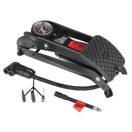 Heyner Premium-Fußluftpumpe 10 bar PedalPower PRO schwarz