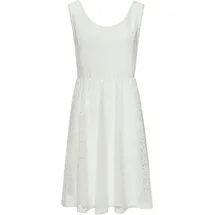 LASCANA Spitzenkleid Kleid Weiß 38