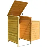 Melko Mülltonnenbox 120 l Mülltonnenverkleidung Anbau Einzelbox Mülltonnenhaus