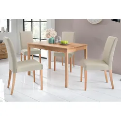 Essgruppe HOME AFFAIRE "Lea", beige (creme), Sitzmöbel-Sets