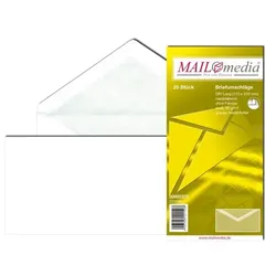 Briefumschlag DL, ohne Fenster, NK, 80 g/qm, weiß