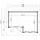 Lasita Maja Gartenhaus 4,4 x 3,2 m Beige