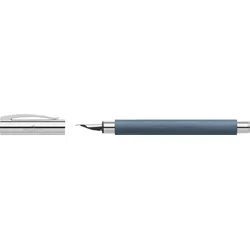 FABER-CASTELL Füller Ambition Edelharz blau M