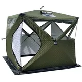 WDSBZNB Angelzelte Pop Up Outdoor Sauna Tent Room Portable Square Hiking Insulated Camping Ice Cube Winter Fishing Tent Winter Hot Tent(Sauna Tent)