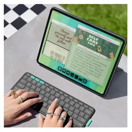 Logitech Flip Folio für Apple 13-Zoll iPad Air (M2, M3) / 13-Zoll iPad Pro (M4) Grau