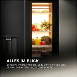Haier HCW99F18DHMB Multi Door (700 l, 1825 mm hoch, Schwarz)